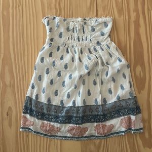 O’Neill cover up/ strapless dress